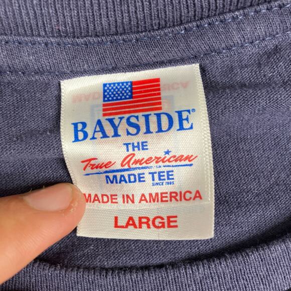 Bayside T-Shirt Men's L Trace Adkins 2016 Tour Navy Graphic Concert Tee - Picture 5 of 9